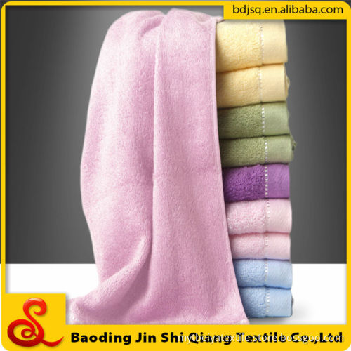wholesale 100% bamboo fiber colorful face towel gaoyang towel
